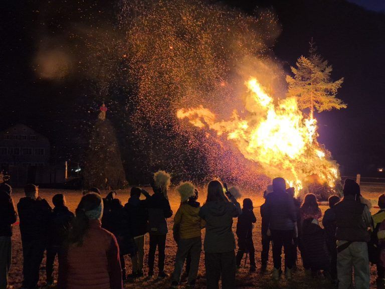 Funken Bings, Funkenabbrennen, Brauchtum