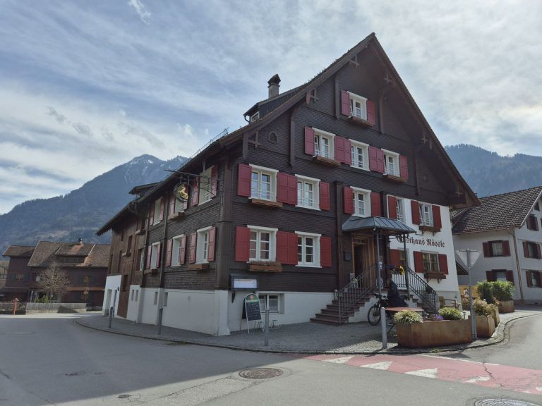 Nenzing, neuer Bürgermeister Michael Hartmann, Ortszentrum
