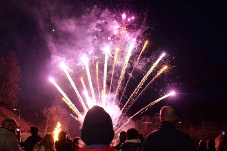 Fellengattner Funken am Frauentag: Das Kinderklangfeuerwerk zog die Blicke und Ohren auf sich.