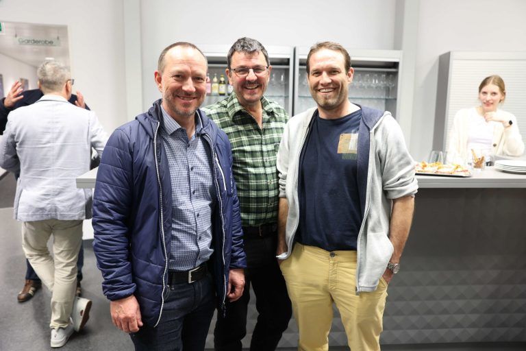 "Universum" Alpenrheintal: Ignaz Benz, Fredi Spirig und Marcel Zellweger (Ortsgemeinde Schmitter).