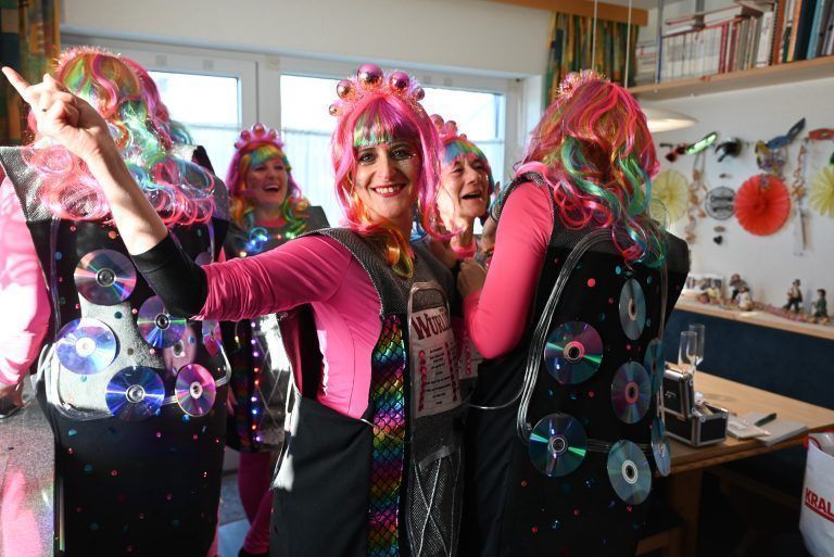 Faschingsfreude aus Lustenau : Ramona ist seit zwölf Jahren dabei und genießt den Fasching in vollen Zügen.