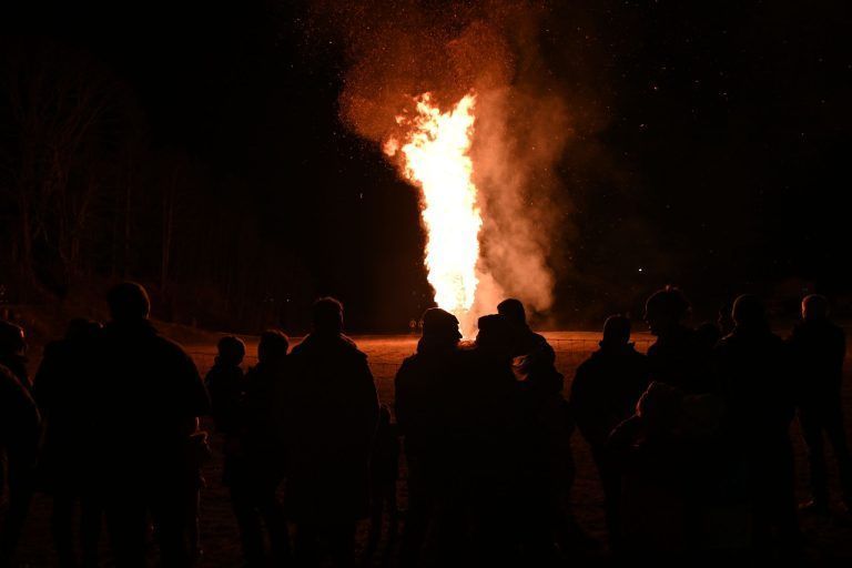 Dalaaser Funken brannte lichterloh: Der Dalaaser Funken brannte lichterloh.