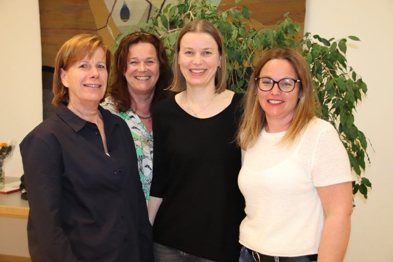 Unterstützung der Hauskrankenpflege : Das Vorstandsteam mit Monika Winder, Monika Natter, Simone Andres und Claudia Gunz. (Foto: NAM)