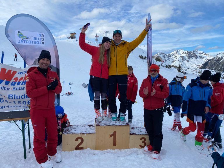 Emma Vonbank und Thomas Wallner konnten ihren Titel erfolgreich verteidigen.