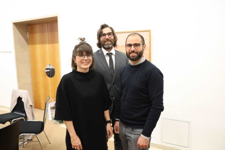 Persönlichkeiten zu Josefi geehrt: Anna, Alexander und Manuel Ganahl.