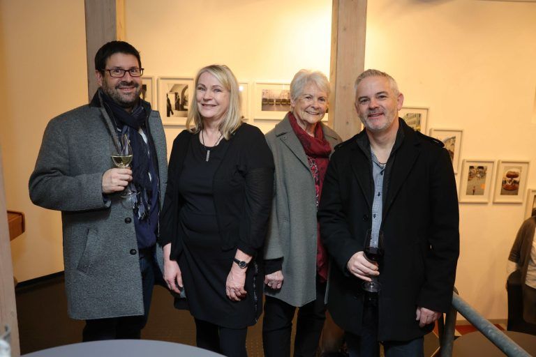 "Zitternde Lippen" würdigen Elvis: Musikschuldir. Markus Pferscher, Conny Meschnig, Isolde und Johannes Klien.