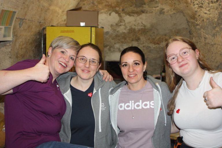 Rekordbesuch beim Kellerfest Rankweil: Die vier MOHI-Rankweil Frauen bemühten sich mit Bravour um die Gäste zu verwöhnen.