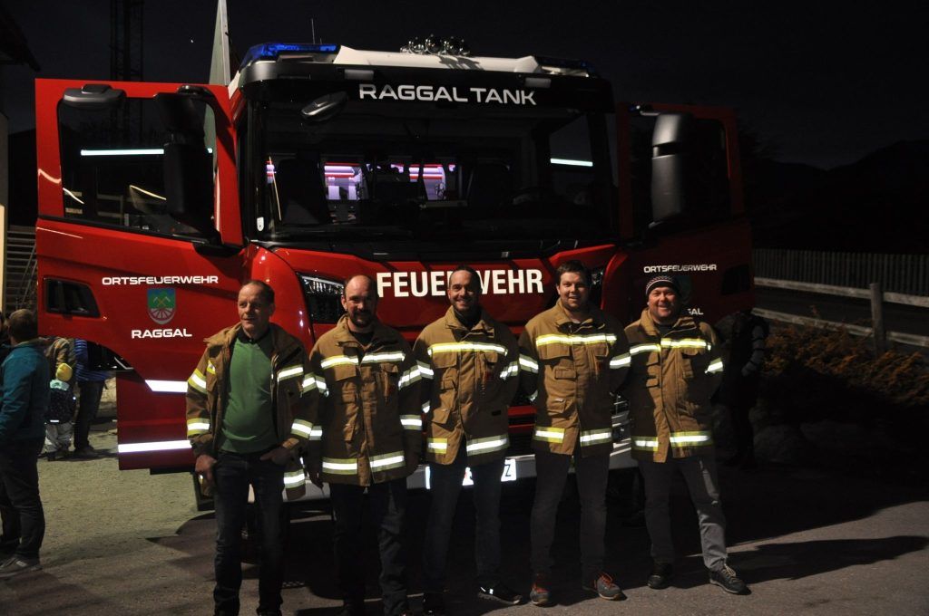Ein neues Tanklöschfahrzeug  für Raggal