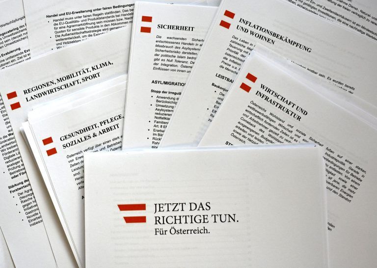 Einmal "Vorarlberg" im Regierungsprogramm: Im Land wird noch gerätselt