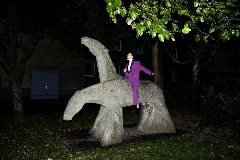 Rafaela Pröll, me on a horse, 2020