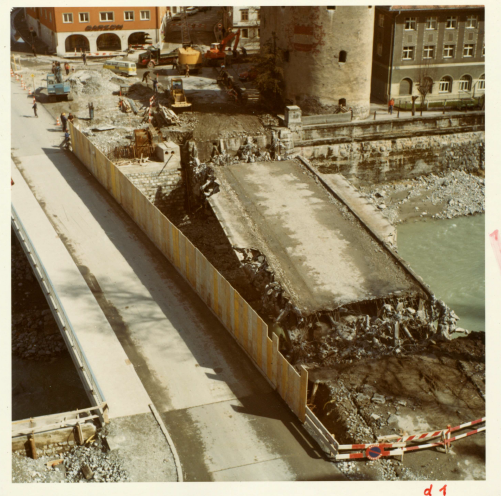 Montfortbrücke neu, Hochwasserschutz Feldkirch