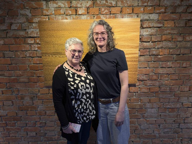 Christine Alge und Riccarda Holzer (die Stadtblume) waren begeistert