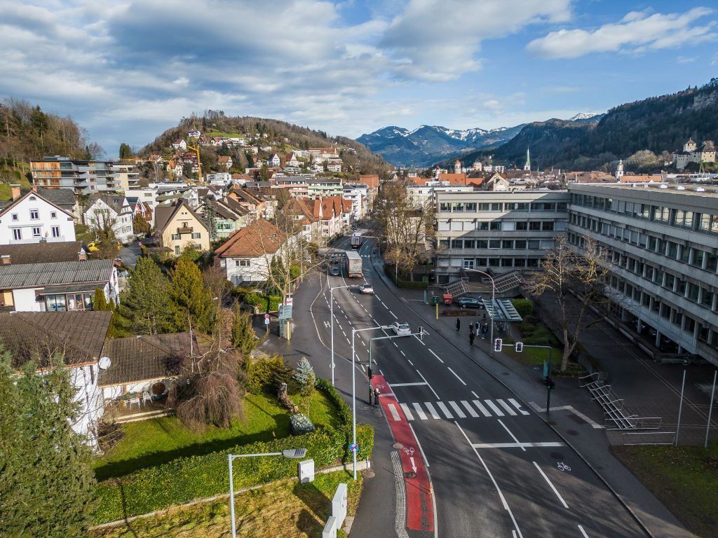 Renderings zeigen, wie die Liechtensteinerstraße nach 2030 aussehen könnte