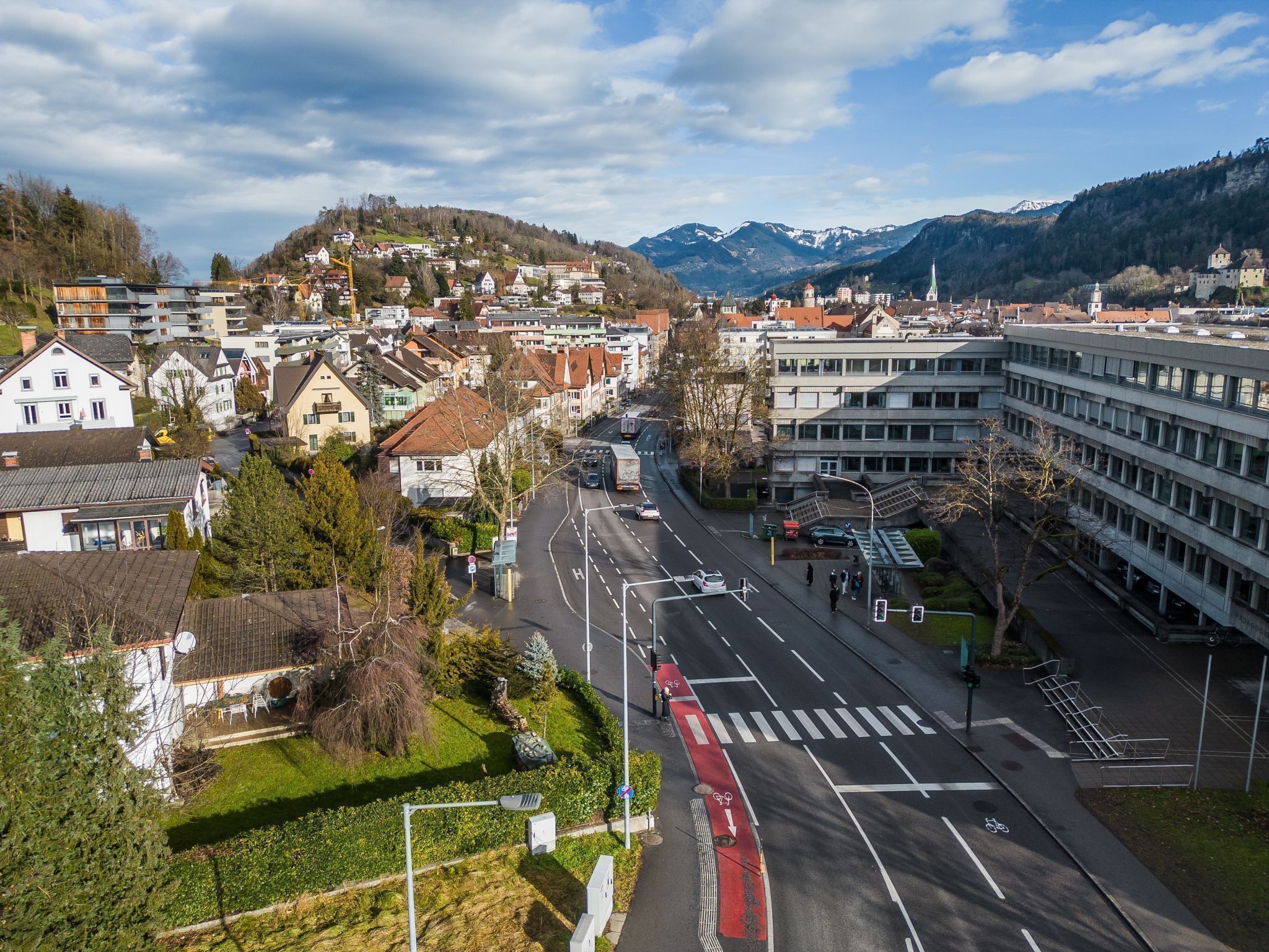 Renderings zeigen, wie die Liechtensteinerstraße nach 2030 aussehen könnte