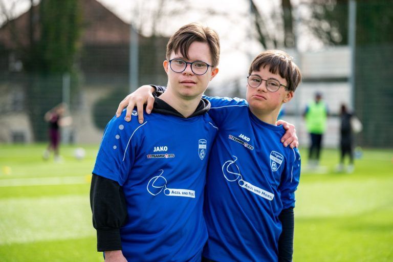 Down-Syndrom-Tag, Sportplatz Lochau