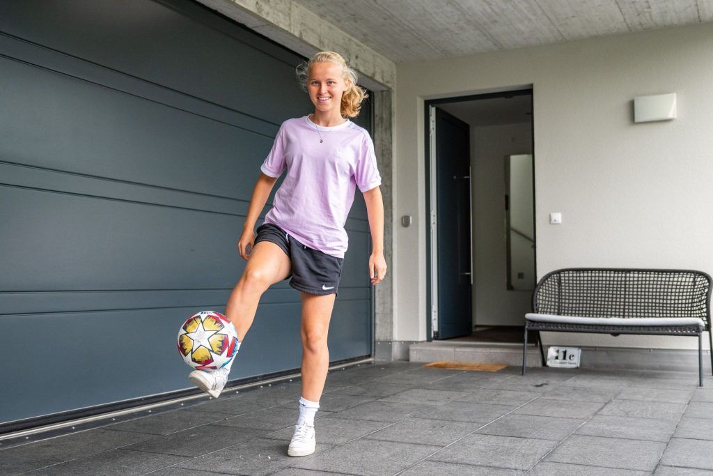 Fußballerin Emilia Purtscher hat den Traum von einer Karriere in Deutschland