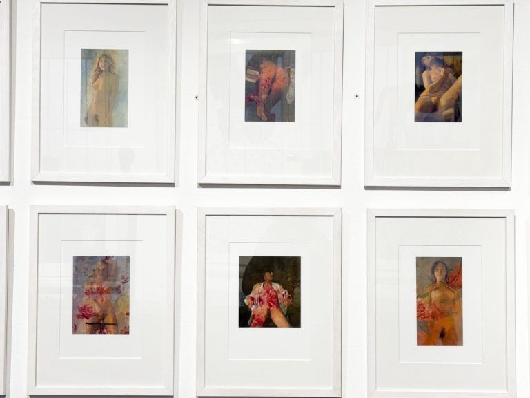 Fotographien künstlerisch mit Öl auf Papier verewigt