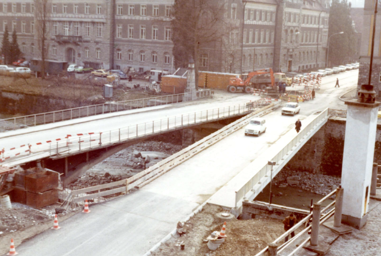Montfortbrücke neu, Hochwasserschutz Feldkirch