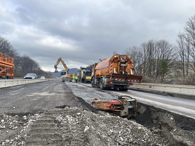 Asfinag, Baustelle, A14, Kummenberg