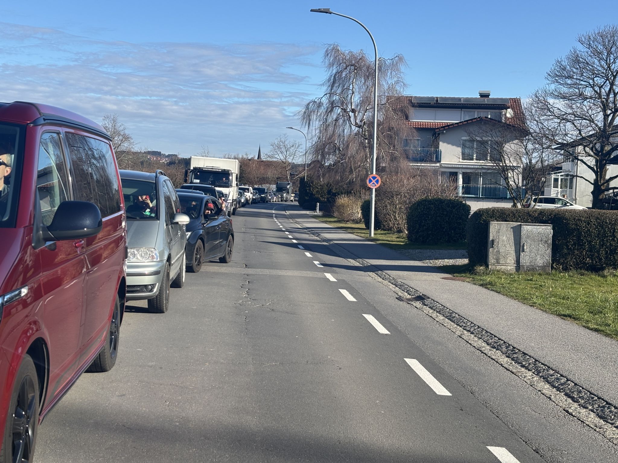Stau Hörbranz (wegen Pfändertunnel) - 20.03. 08:40 Uhr