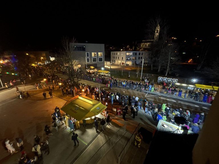 Schaaner Ried fahren 2025, Fasching, Nachtumzug