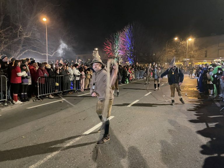 Schaaner Ried fahren 2025, Fasching, Nachtumzug