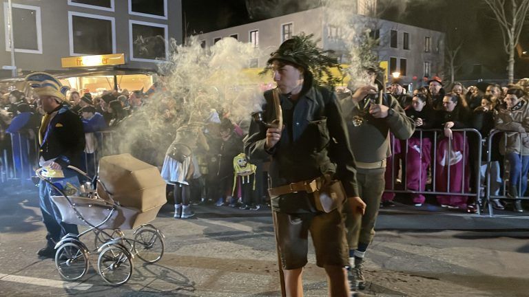 Schaaner Ried fahren 2025, Fasching, Nachtumzug