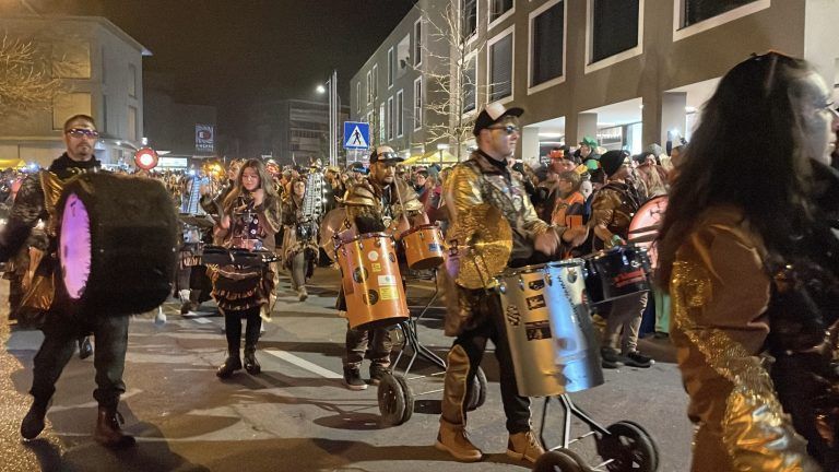 Schaaner Ried fahren 2025, Fasching, Nachtumzug