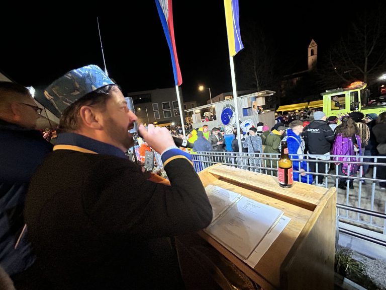 Schaaner Ried fahren 2025, Fasching, Nachtumzug