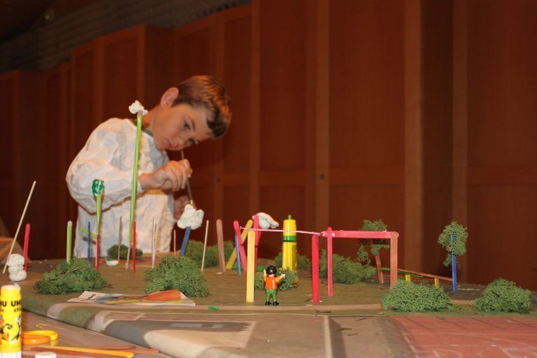 Kinderstadtvertreter Workshops zur Gestaltung des neuen Fitnessparcours im Reichenfeld