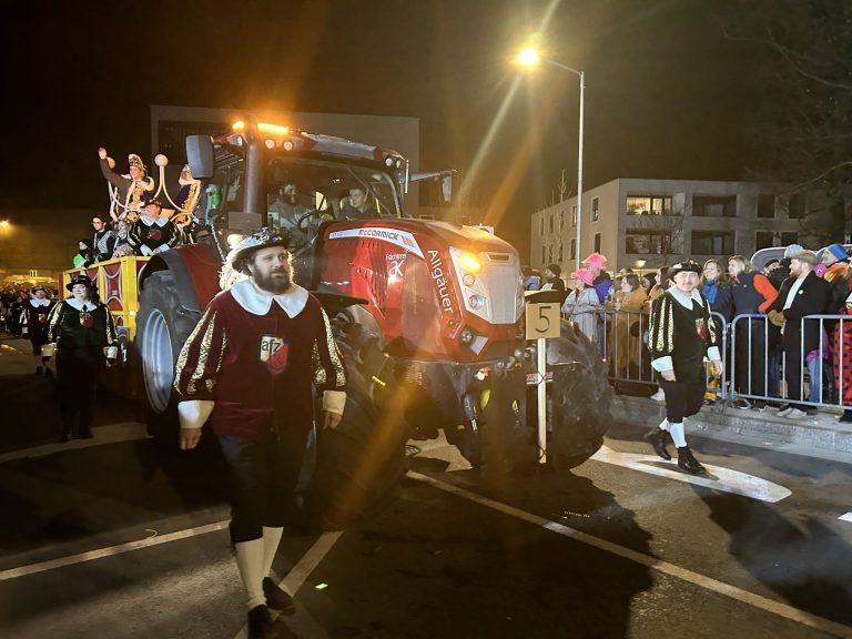 Schaaner Ried fahren 2025, Fasching, Nachtumzug