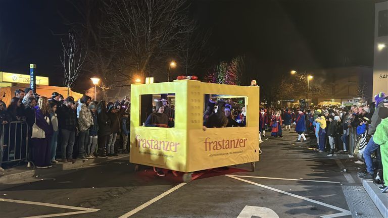 Schaaner Ried fahren 2025, Fasching, Nachtumzug
