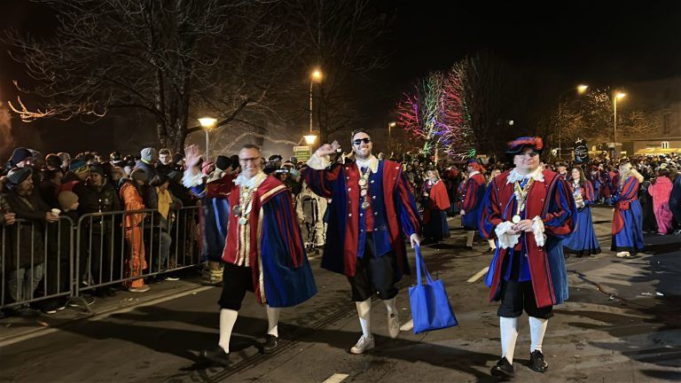 Schaaner Ried fahren 2025, Fasching, Nachtumzug