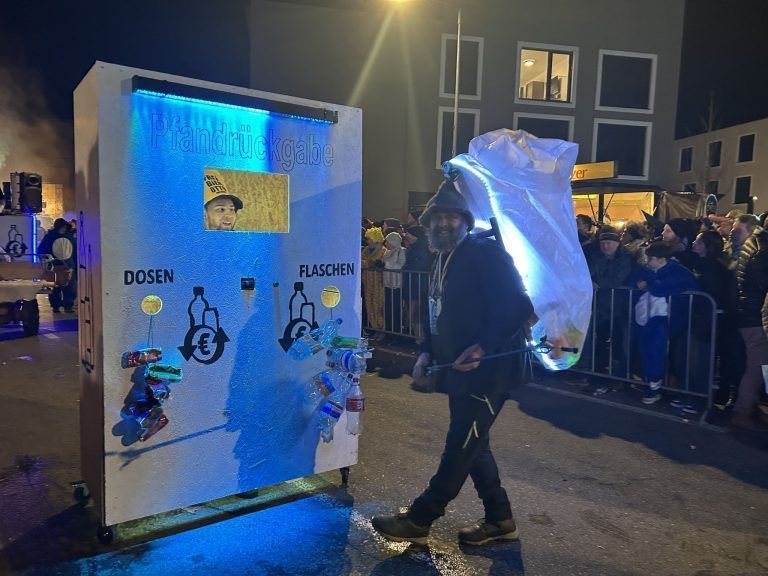 Schaaner Ried fahren 2025, Fasching, Nachtumzug