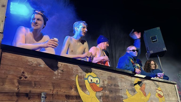 Schaaner Ried fahren 2025, Fasching, Nachtumzug