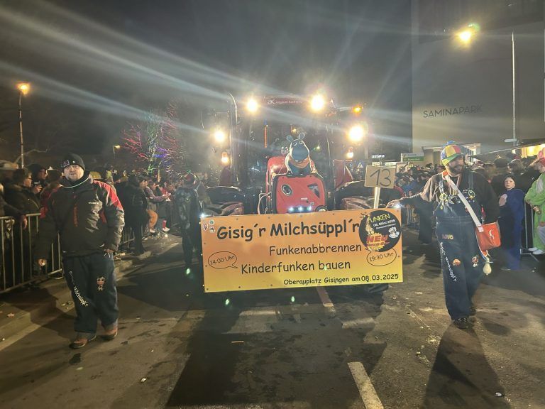 Schaaner Ried fahren 2025, Fasching, Nachtumzug