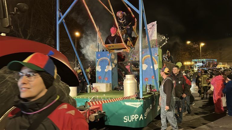 Schaaner Ried fahren 2025, Fasching, Nachtumzug
