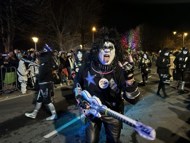 Schaaner Ried fahren 2025, Fasching, Nachtumzug