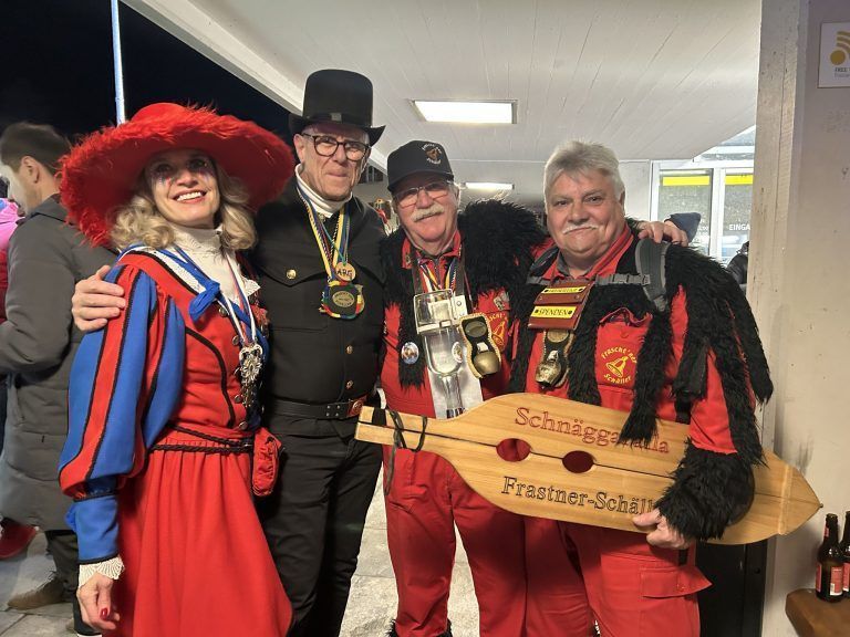Schaaner Ried fahren 2025, Fasching, Nachtumzug