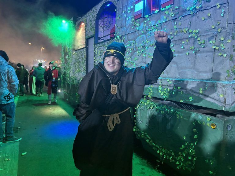 Schaaner Ried fahren 2025, Fasching, Nachtumzug