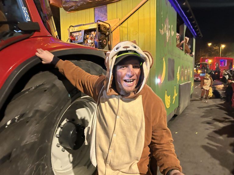 Schaaner Ried fahren 2025, Fasching, Nachtumzug