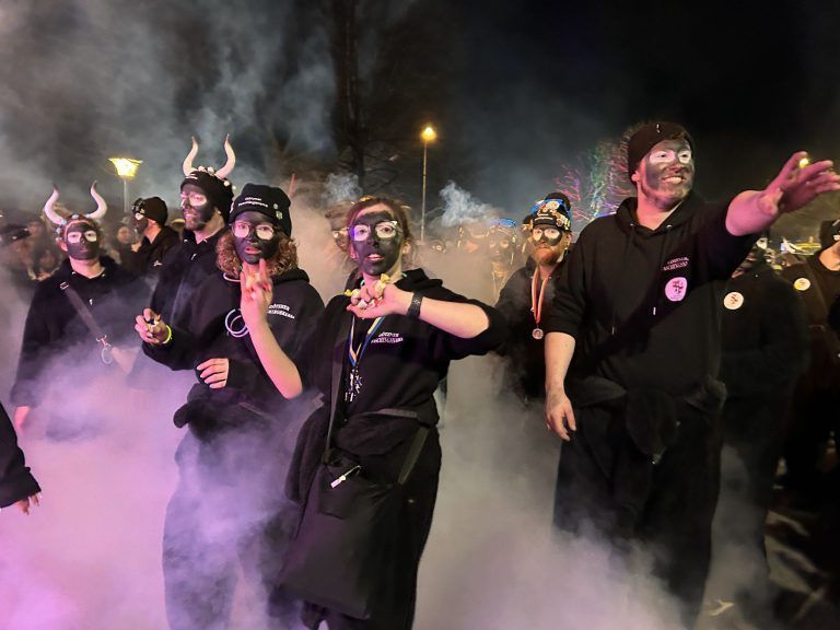Schaaner Ried fahren 2025, Fasching, Nachtumzug