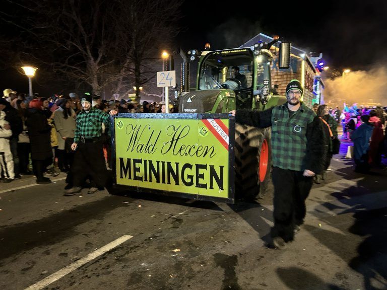 Schaaner Ried fahren 2025, Fasching, Nachtumzug