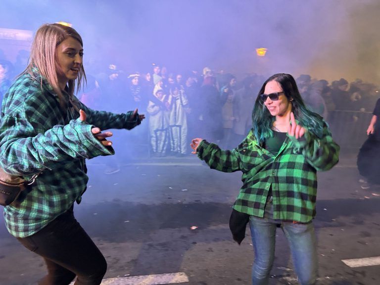 Schaaner Ried fahren 2025, Fasching, Nachtumzug