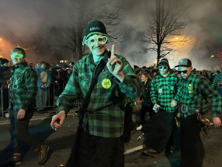 Schaaner Ried fahren 2025, Fasching, Nachtumzug