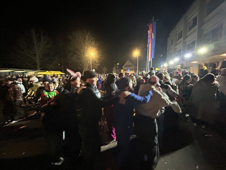 Schaaner Ried fahren 2025, Fasching, Nachtumzug
