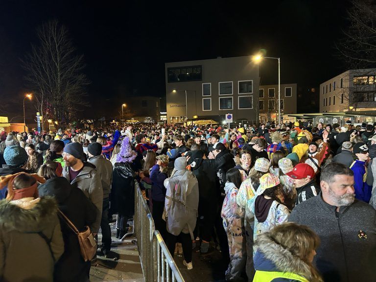 Schaaner Ried fahren 2025, Fasching, Nachtumzug