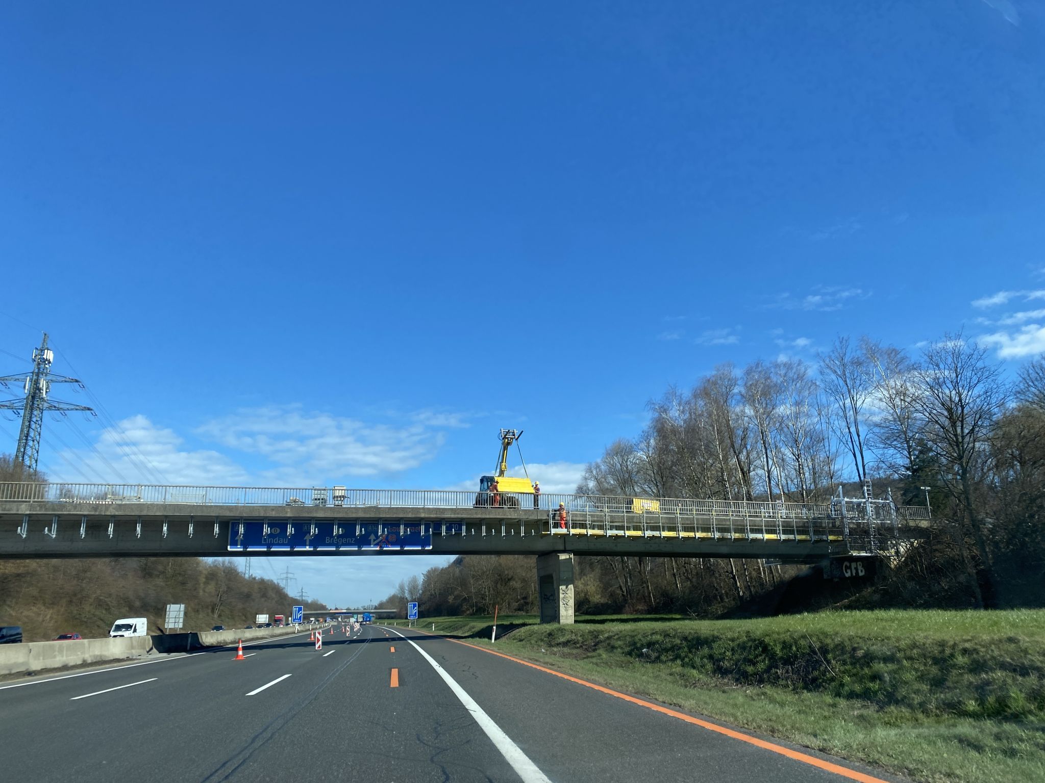 Baustelle Pfändertunnel