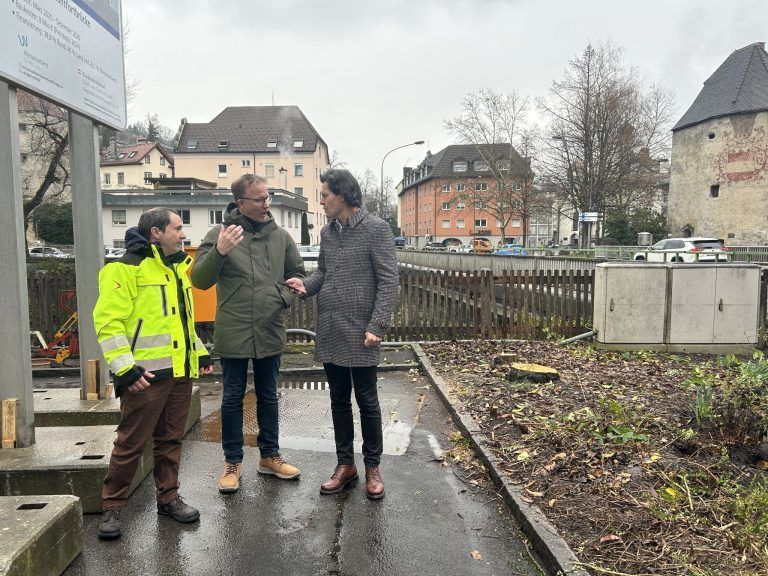Montfortbrücke neu, Hochwasserschutz Feldkirch