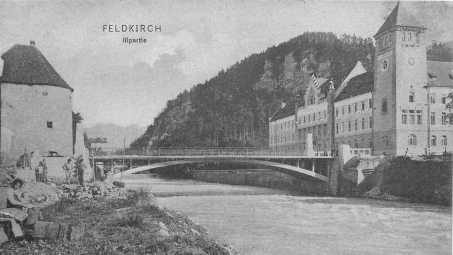 Montfortbrücke neu, Hochwasserschutz Feldkirch